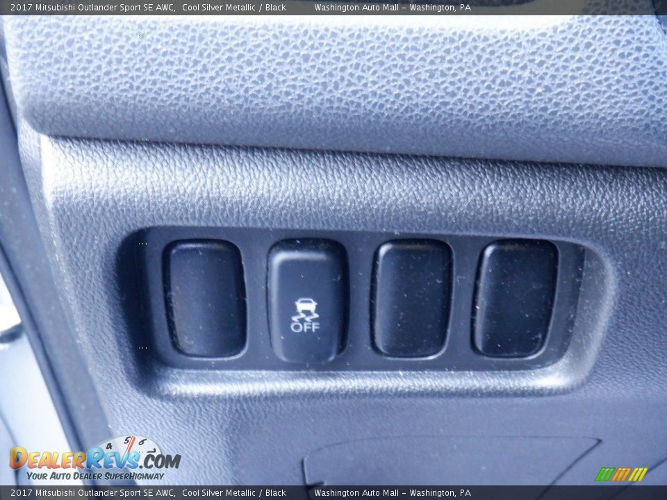 2017 Mitsubishi Outlander Sport SE AWC Cool Silver Metallic / Black Photo #19