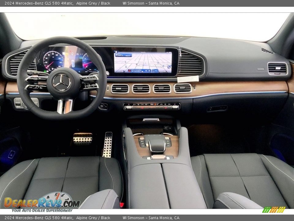 Dashboard of 2024 Mercedes-Benz GLS 580 4Matic Photo #6