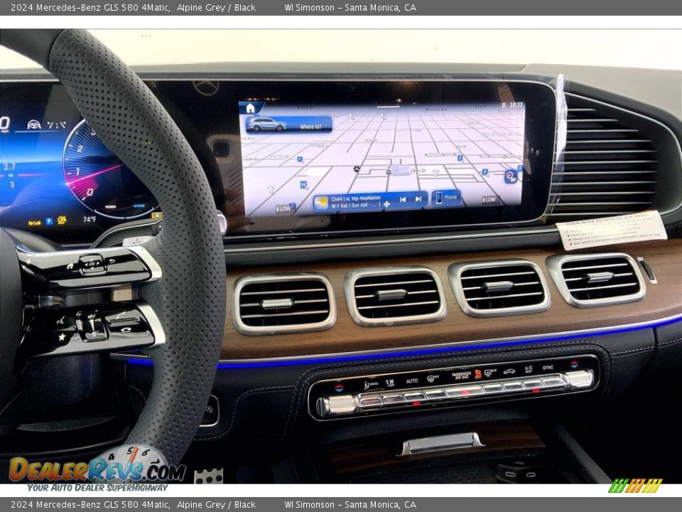 Navigation of 2024 Mercedes-Benz GLS 580 4Matic Photo #7