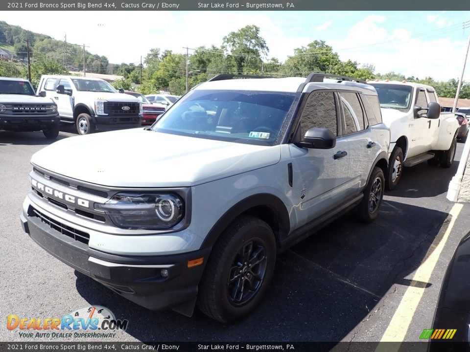 2021 Ford Bronco Sport Big Bend 4x4 Cactus Gray / Ebony Photo #1