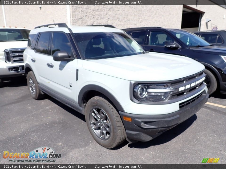 2021 Ford Bronco Sport Big Bend 4x4 Cactus Gray / Ebony Photo #3