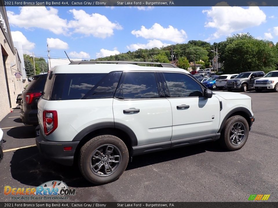 2021 Ford Bronco Sport Big Bend 4x4 Cactus Gray / Ebony Photo #4