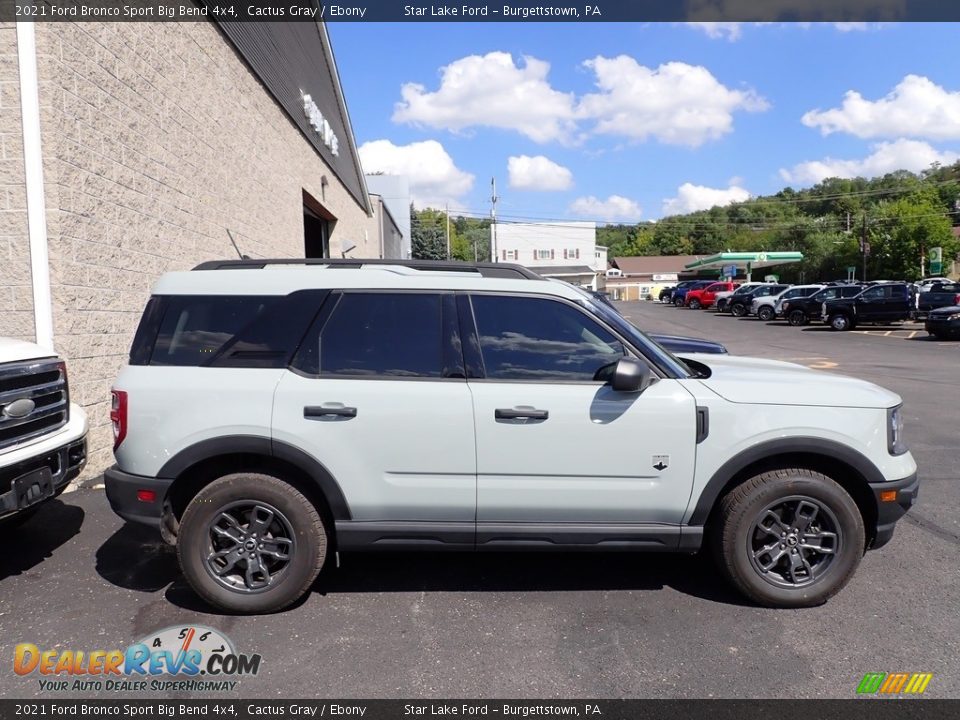 2021 Ford Bronco Sport Big Bend 4x4 Cactus Gray / Ebony Photo #5