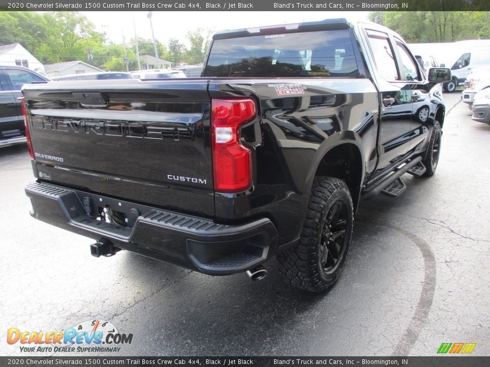 Black 2020 Chevrolet Silverado 1500 Custom Trail Boss Crew Cab 4x4 Photo #4