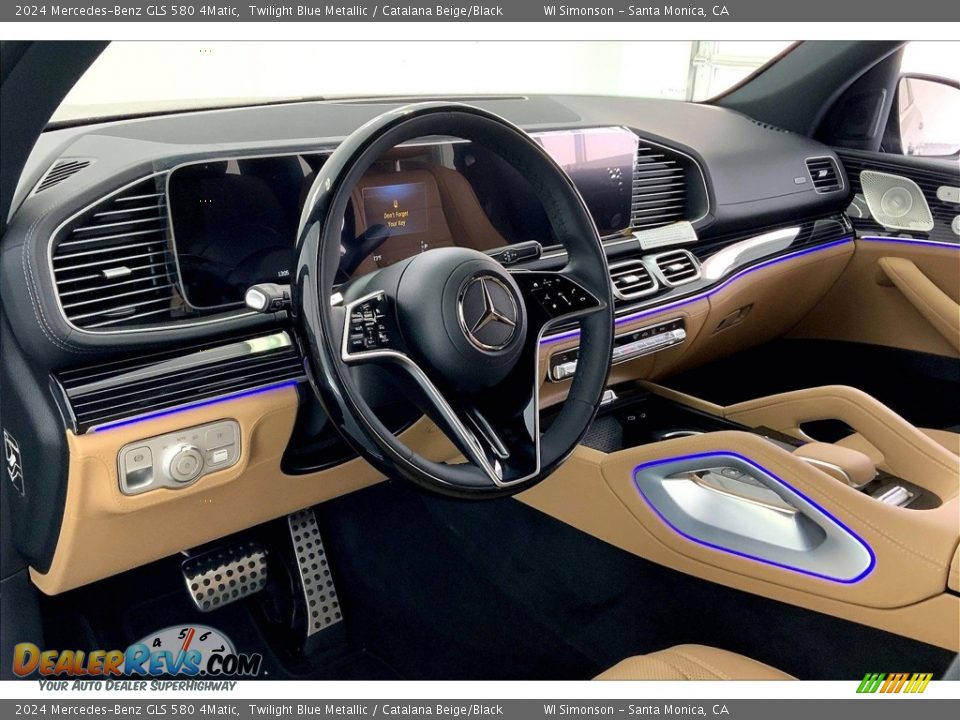 Dashboard of 2024 Mercedes-Benz GLS 580 4Matic Photo #4