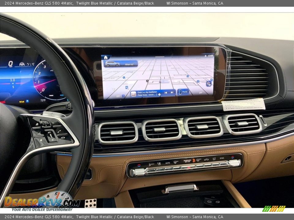 Navigation of 2024 Mercedes-Benz GLS 580 4Matic Photo #7