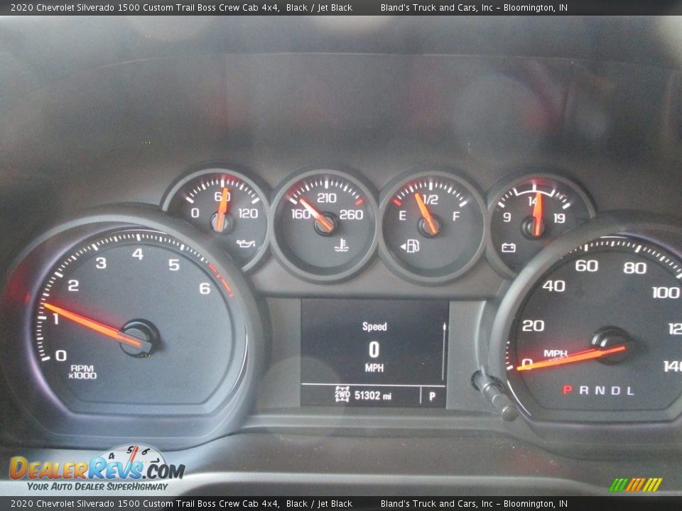 2020 Chevrolet Silverado 1500 Custom Trail Boss Crew Cab 4x4 Gauges Photo #13