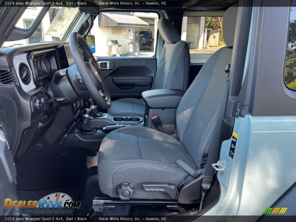 Front Seat of 2024 Jeep Wrangler Sport S 4x4 Photo #11