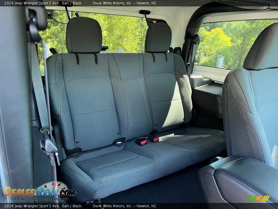 Rear Seat of 2024 Jeep Wrangler Sport S 4x4 Photo #16