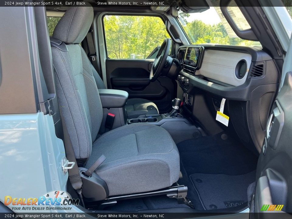 Black Interior - 2024 Jeep Wrangler Sport S 4x4 Photo #17