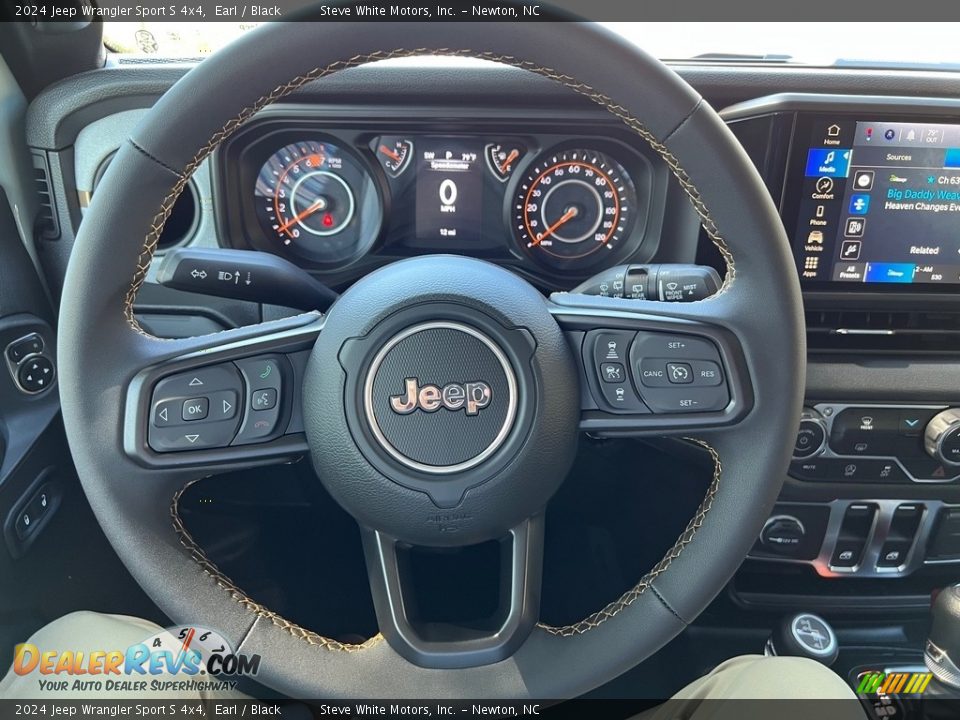 2024 Jeep Wrangler Sport S 4x4 Steering Wheel Photo #18