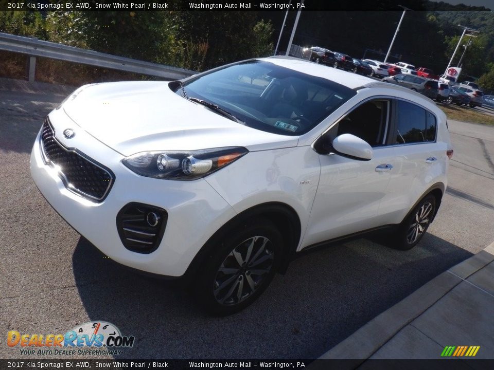 2017 Kia Sportage EX AWD Snow White Pearl / Black Photo #13