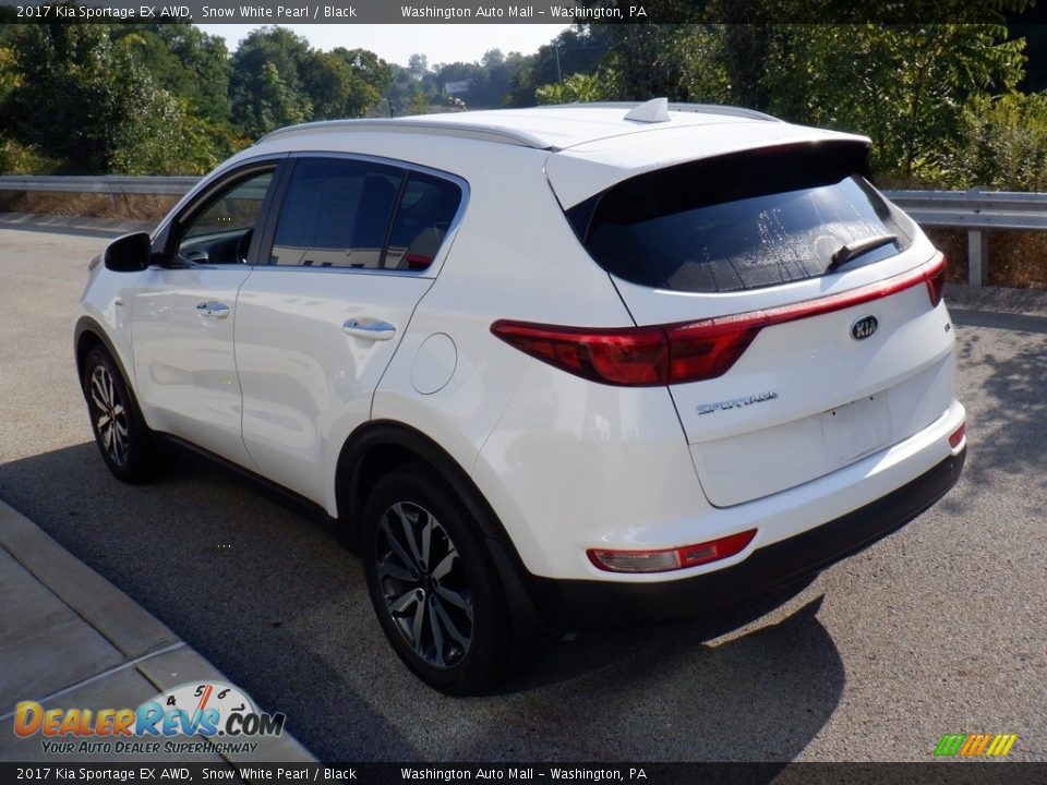 2017 Kia Sportage EX AWD Snow White Pearl / Black Photo #15