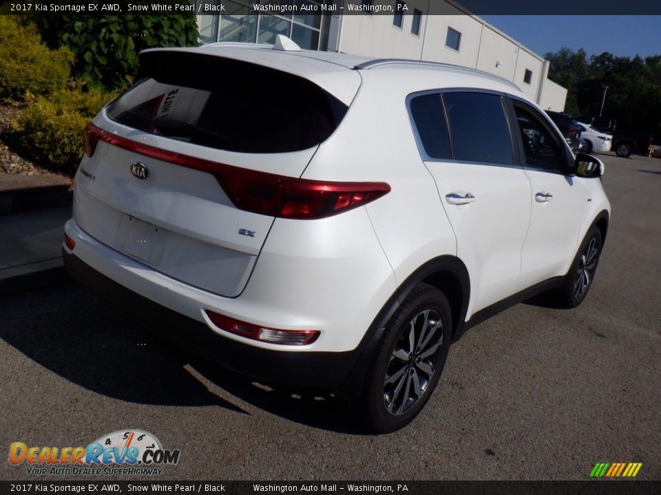 2017 Kia Sportage EX AWD Snow White Pearl / Black Photo #16