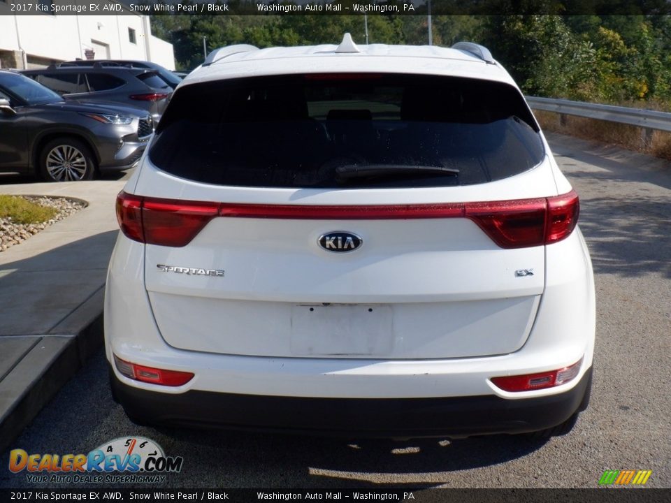 2017 Kia Sportage EX AWD Snow White Pearl / Black Photo #18