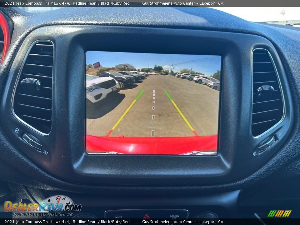 2021 Jeep Compass Trailhawk 4x4 Redline Pearl / Black/Ruby Red Photo #10