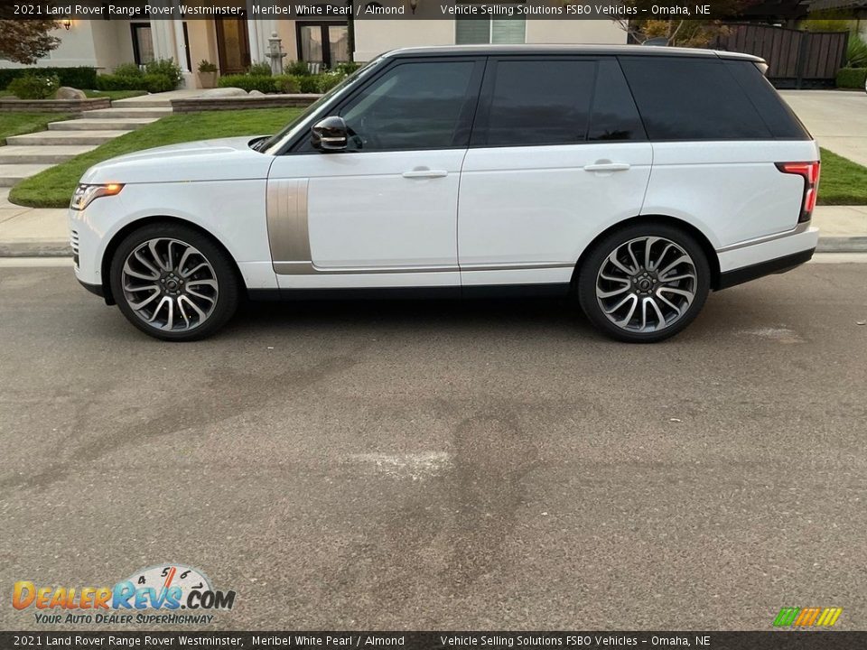 2021 Land Rover Range Rover Westminster Meribel White Pearl / Almond Photo #3