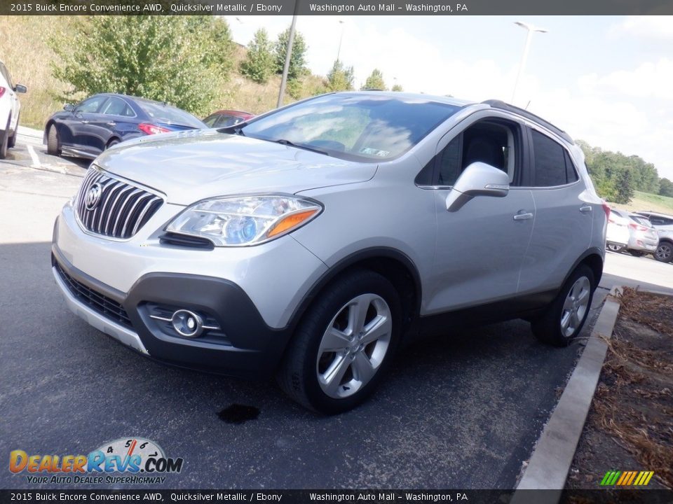 2015 Buick Encore Convenience AWD Quicksilver Metallic / Ebony Photo #6