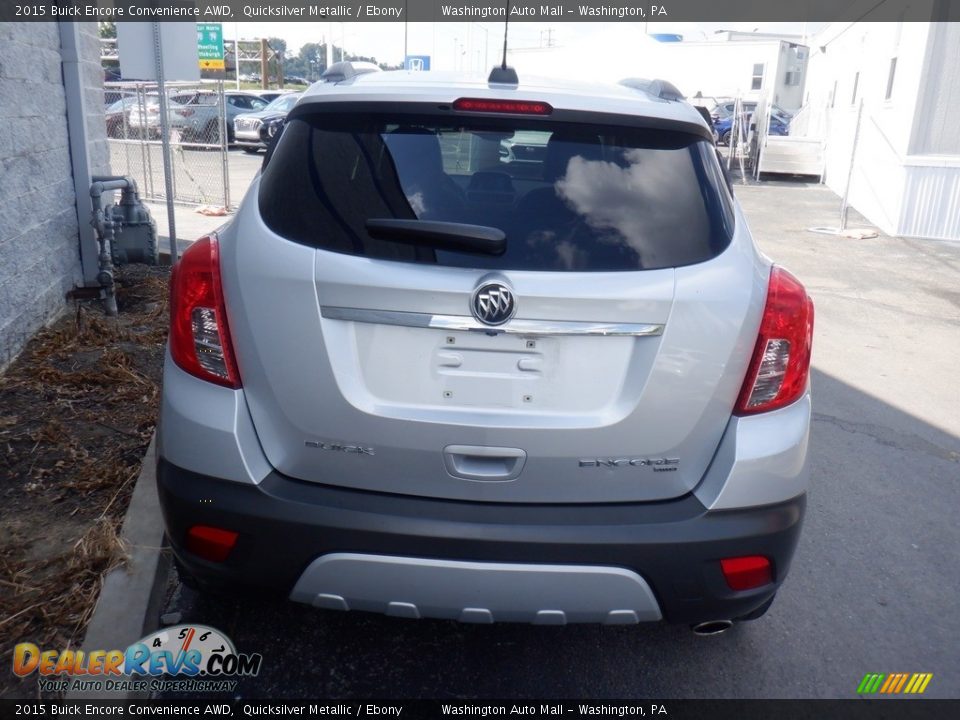 2015 Buick Encore Convenience AWD Quicksilver Metallic / Ebony Photo #7