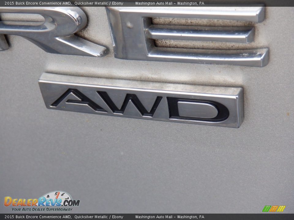 2015 Buick Encore Convenience AWD Quicksilver Metallic / Ebony Photo #9