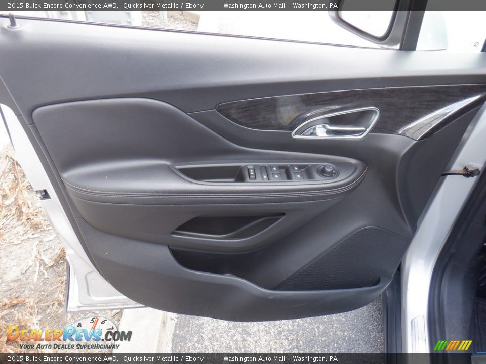 2015 Buick Encore Convenience AWD Quicksilver Metallic / Ebony Photo #14