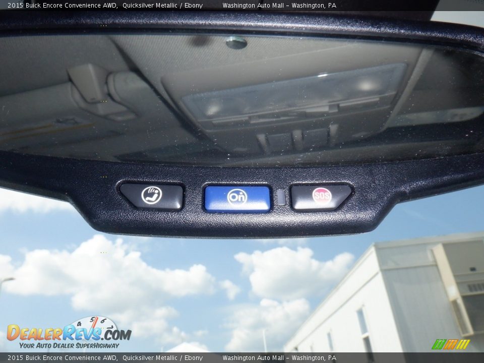 2015 Buick Encore Convenience AWD Quicksilver Metallic / Ebony Photo #22