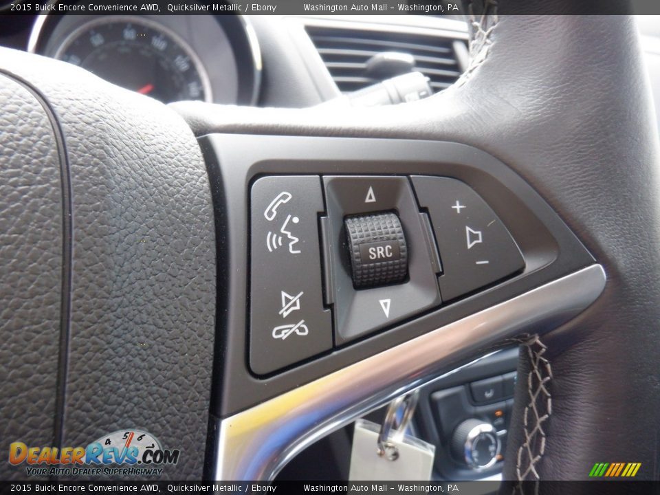 2015 Buick Encore Convenience AWD Quicksilver Metallic / Ebony Photo #25