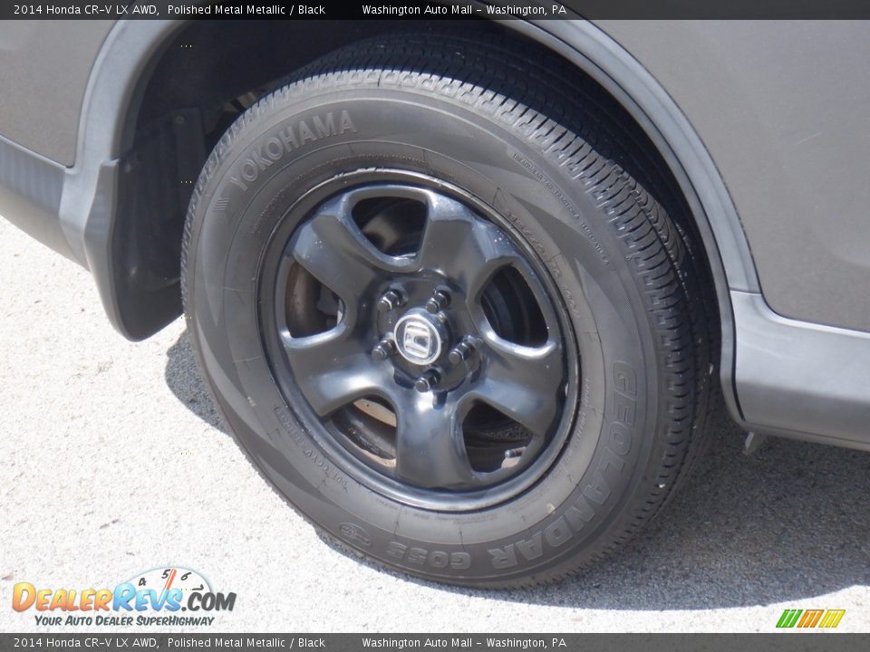 2014 Honda CR-V LX AWD Polished Metal Metallic / Black Photo #3
