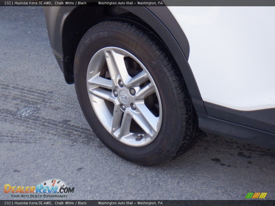 2021 Hyundai Kona SE AWD Chalk White / Black Photo #3