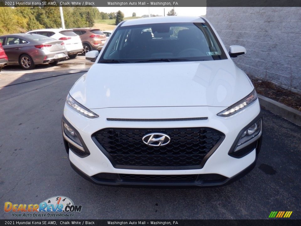 2021 Hyundai Kona SE AWD Chalk White / Black Photo #4