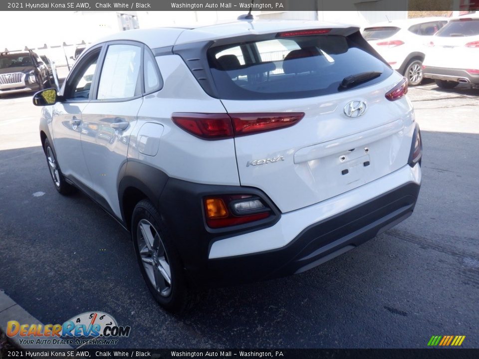 2021 Hyundai Kona SE AWD Chalk White / Black Photo #7