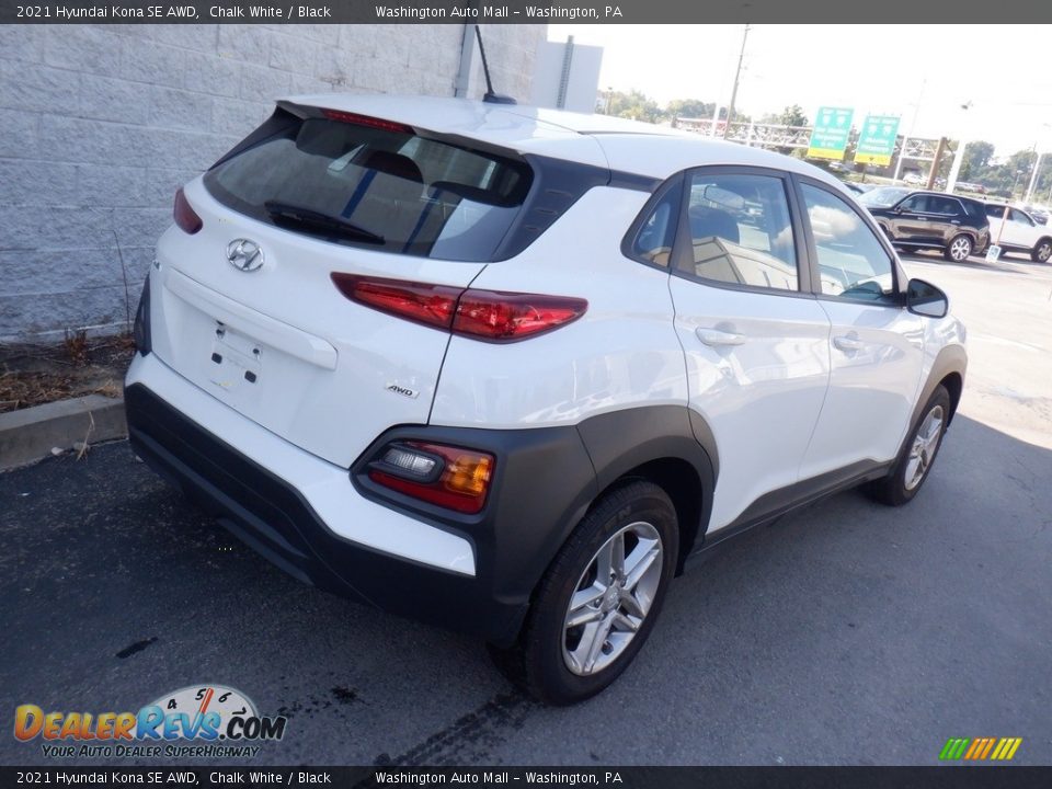 2021 Hyundai Kona SE AWD Chalk White / Black Photo #9