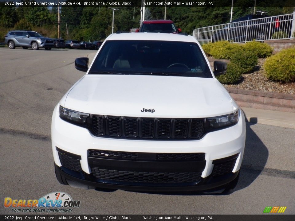 2022 Jeep Grand Cherokee L Altitude 4x4 Bright White / Global Black Photo #3