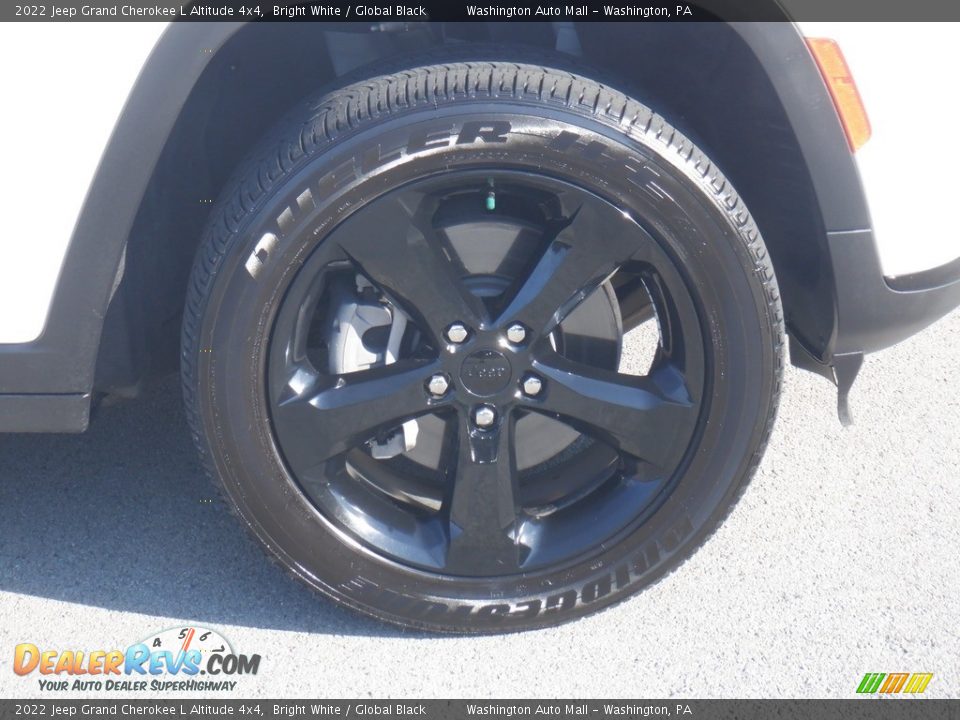 2022 Jeep Grand Cherokee L Altitude 4x4 Bright White / Global Black Photo #12