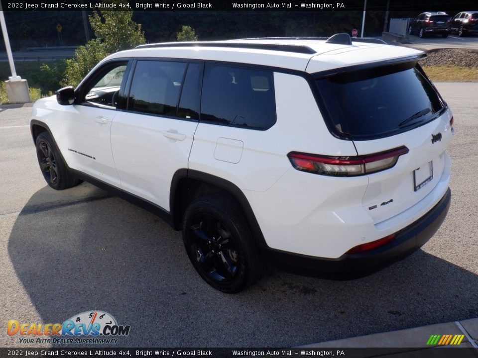 2022 Jeep Grand Cherokee L Altitude 4x4 Bright White / Global Black Photo #14