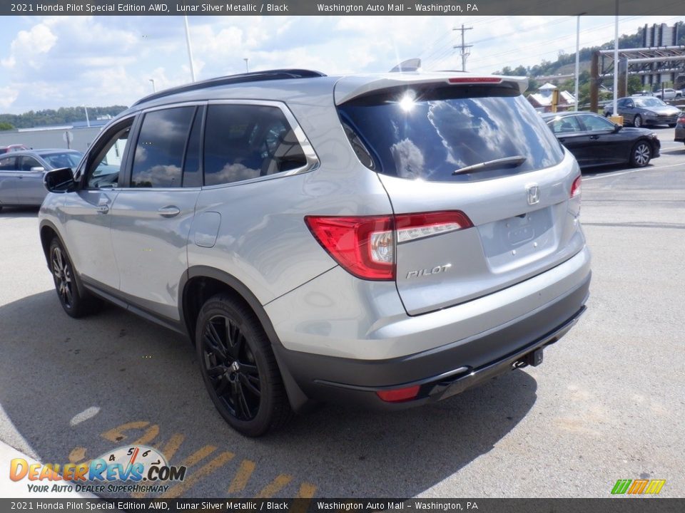 2021 Honda Pilot Special Edition AWD Lunar Silver Metallic / Black Photo #5