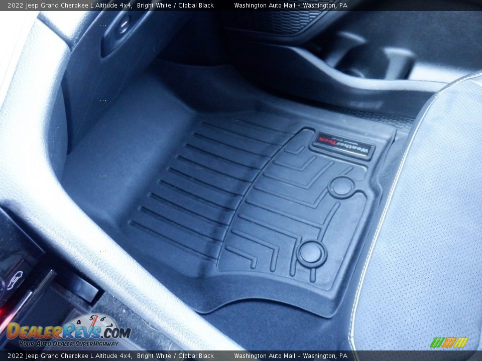2022 Jeep Grand Cherokee L Altitude 4x4 Bright White / Global Black Photo #25