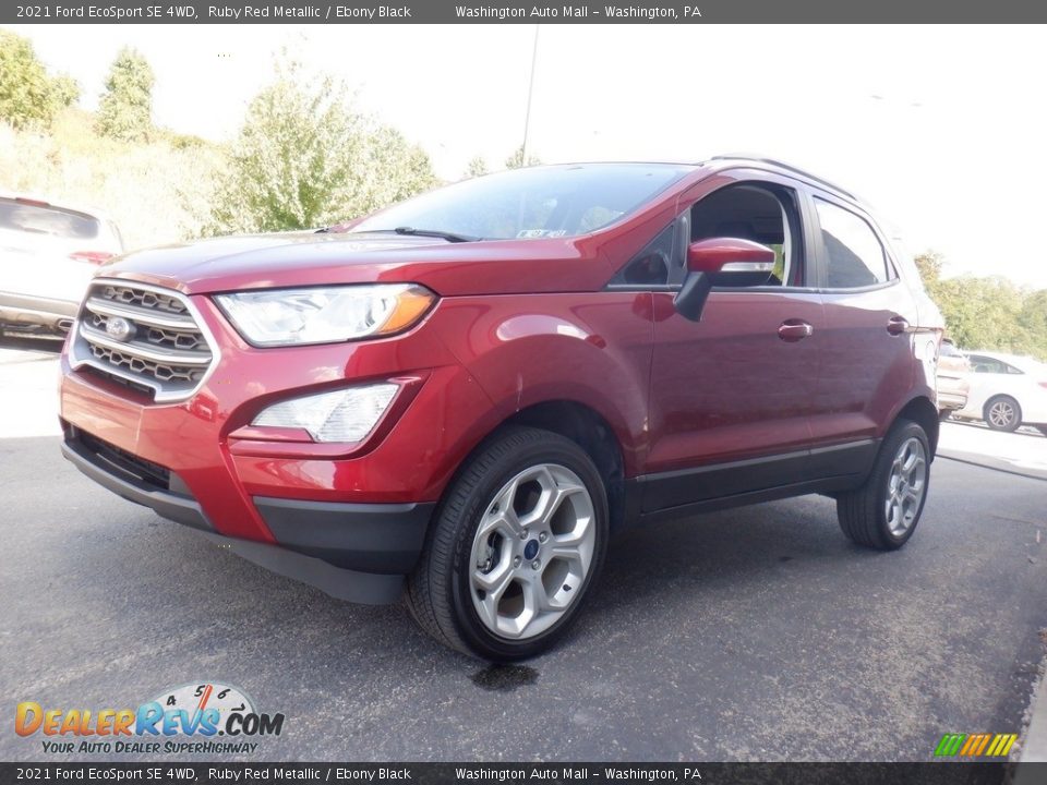 2021 Ford EcoSport SE 4WD Ruby Red Metallic / Ebony Black Photo #4