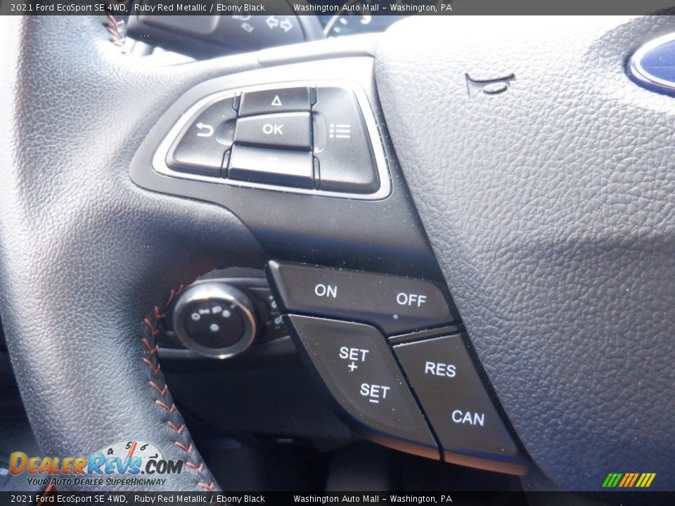 2021 Ford EcoSport SE 4WD Steering Wheel Photo #26