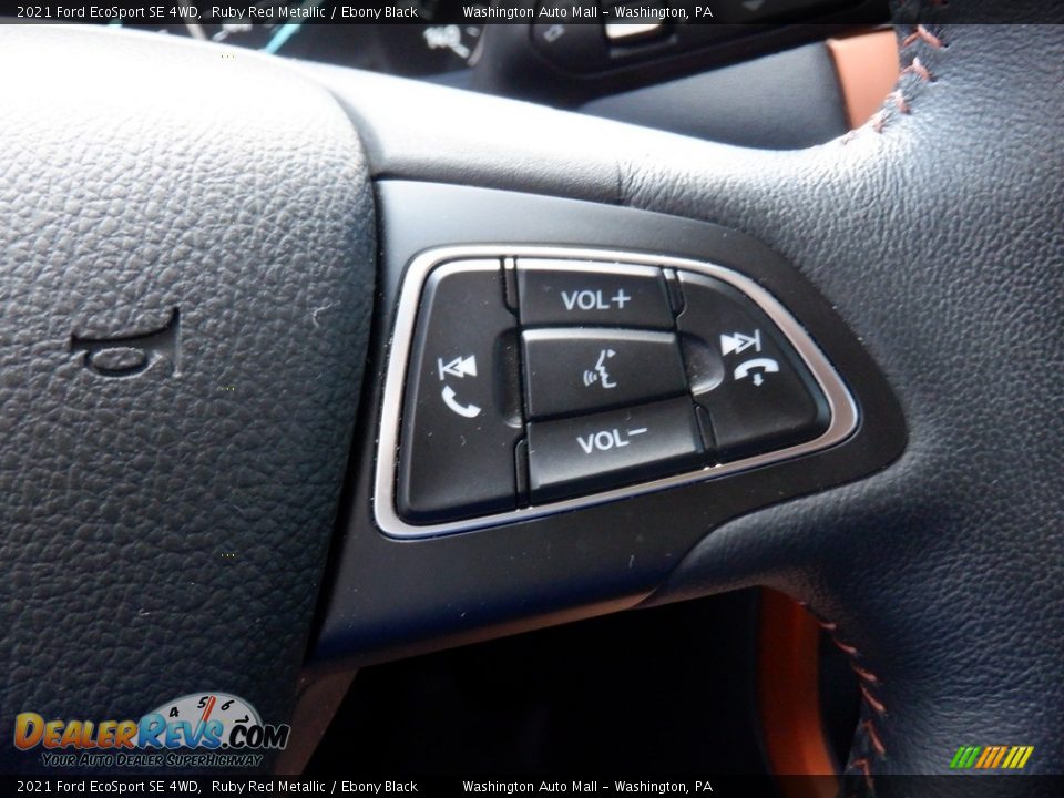 2021 Ford EcoSport SE 4WD Steering Wheel Photo #27