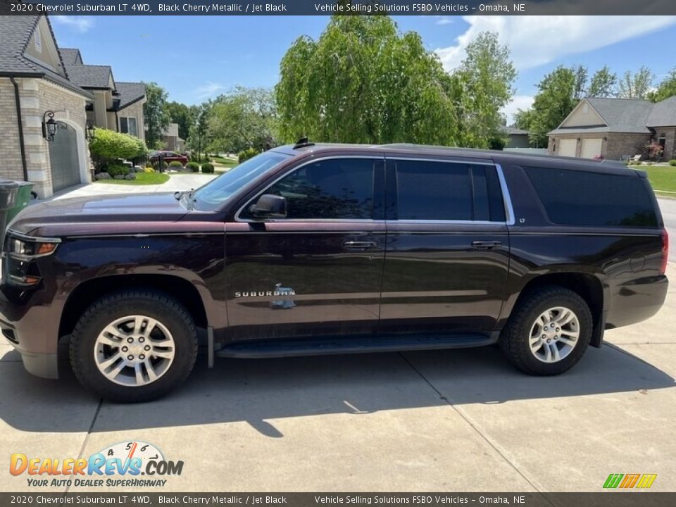 2020 Chevrolet Suburban LT 4WD Black Cherry Metallic / Jet Black Photo #1