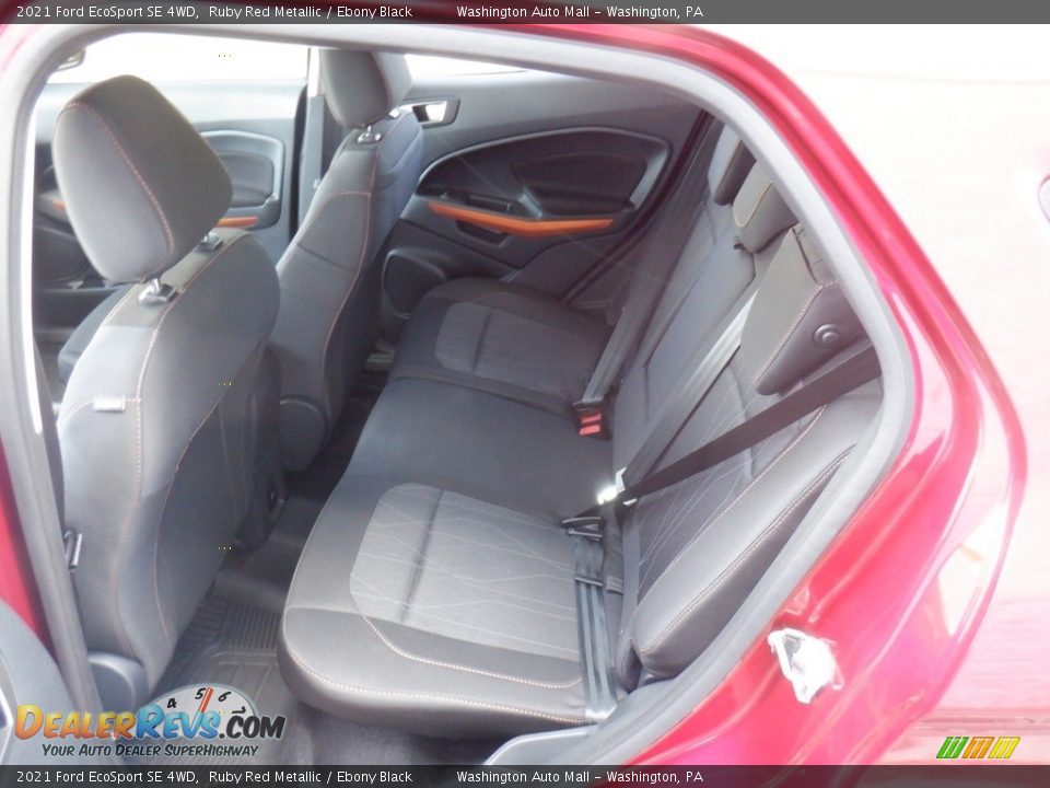 Rear Seat of 2021 Ford EcoSport SE 4WD Photo #29