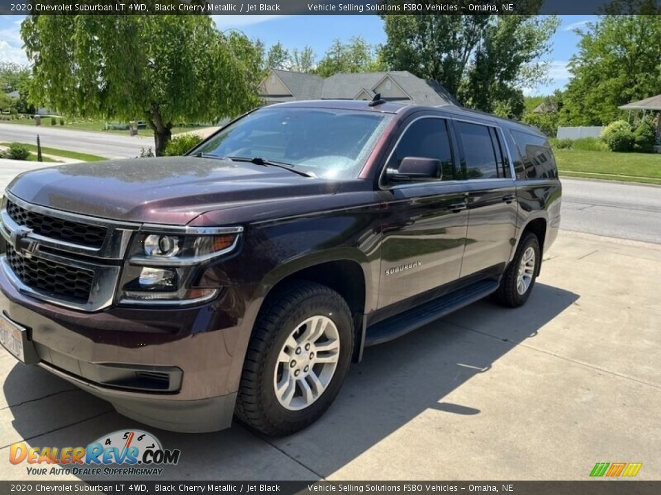 2020 Chevrolet Suburban LT 4WD Black Cherry Metallic / Jet Black Photo #2