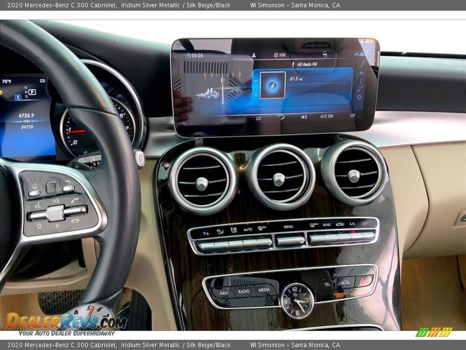Controls of 2020 Mercedes-Benz C 300 Cabriolet Photo #5