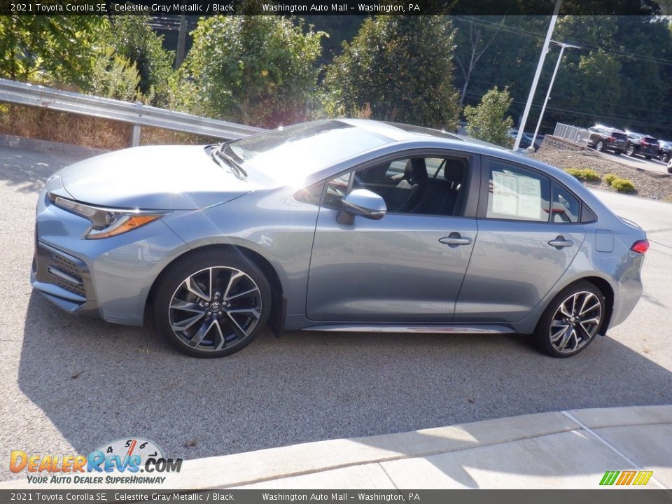 2021 Toyota Corolla SE Celestite Gray Metallic / Black Photo #14