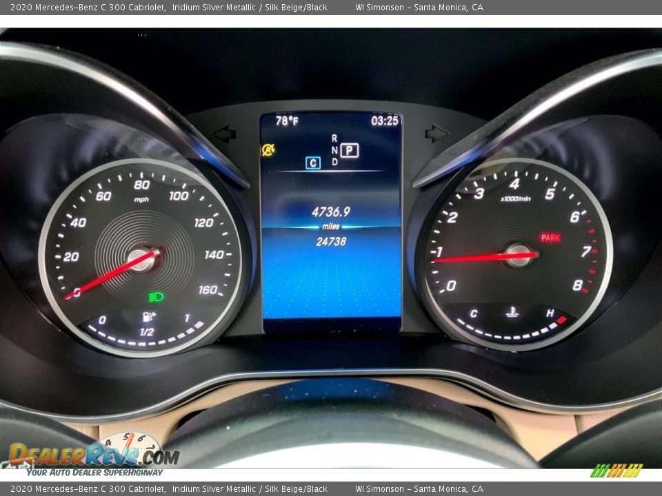 2020 Mercedes-Benz C 300 Cabriolet Gauges Photo #23