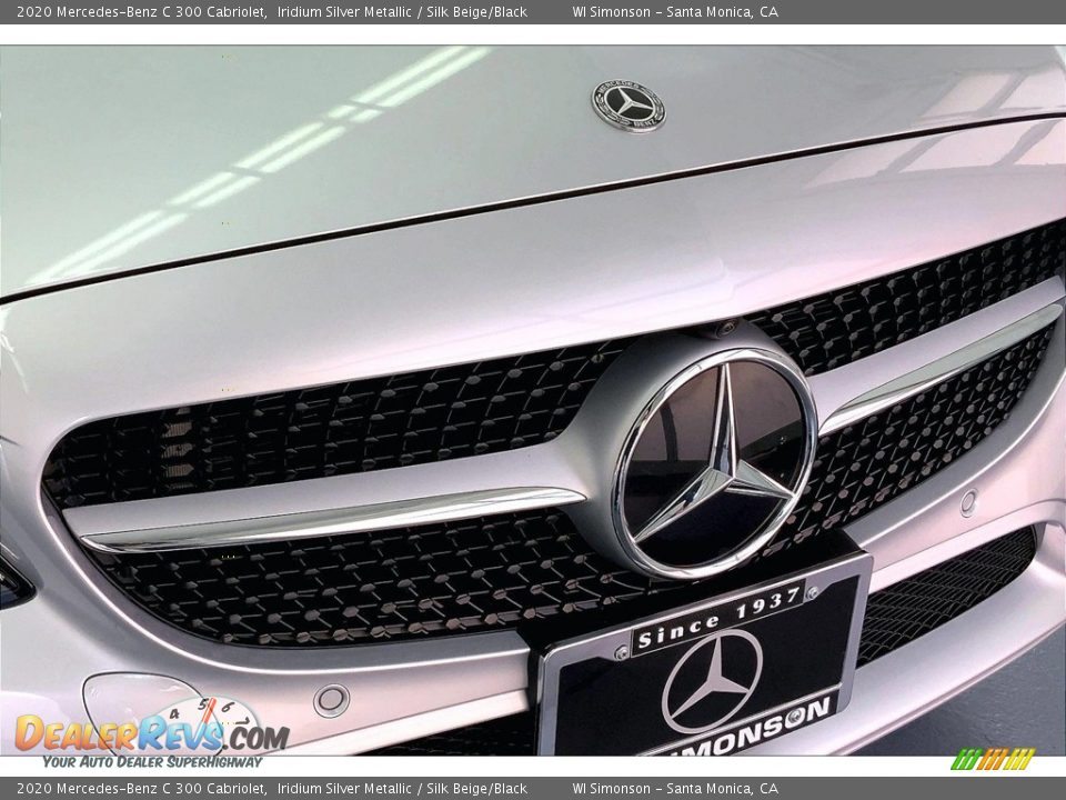2020 Mercedes-Benz C 300 Cabriolet Iridium Silver Metallic / Silk Beige/Black Photo #29