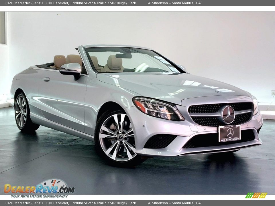 2020 Mercedes-Benz C 300 Cabriolet Iridium Silver Metallic / Silk Beige/Black Photo #33