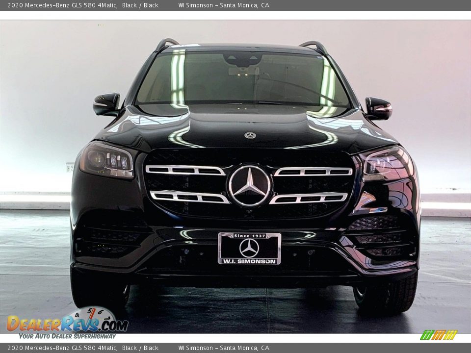2020 Mercedes-Benz GLS 580 4Matic Black / Black Photo #2