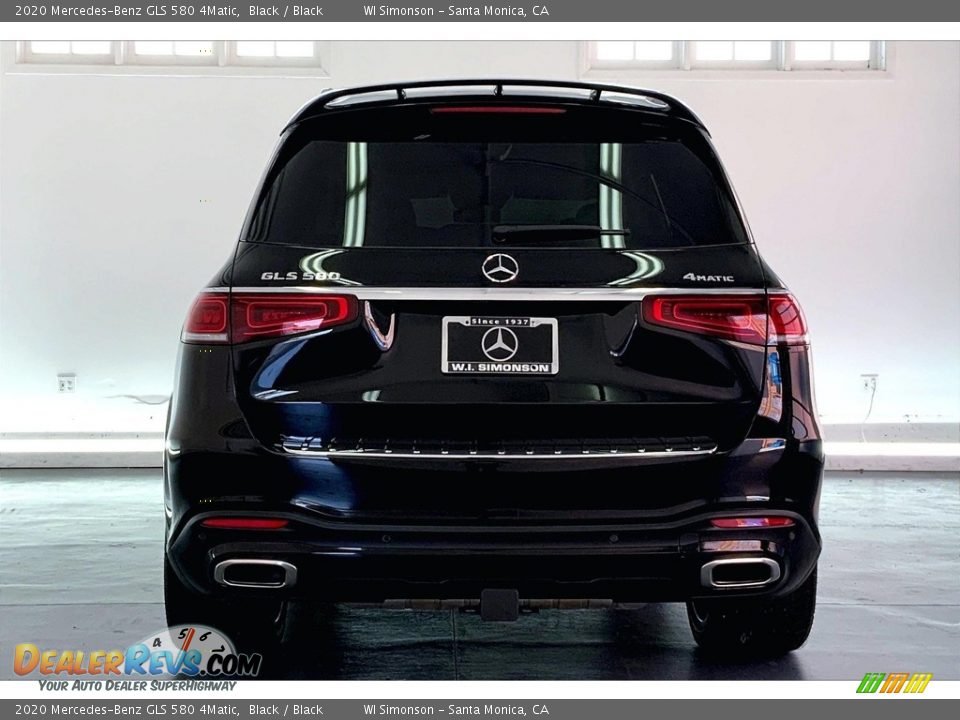 2020 Mercedes-Benz GLS 580 4Matic Black / Black Photo #3